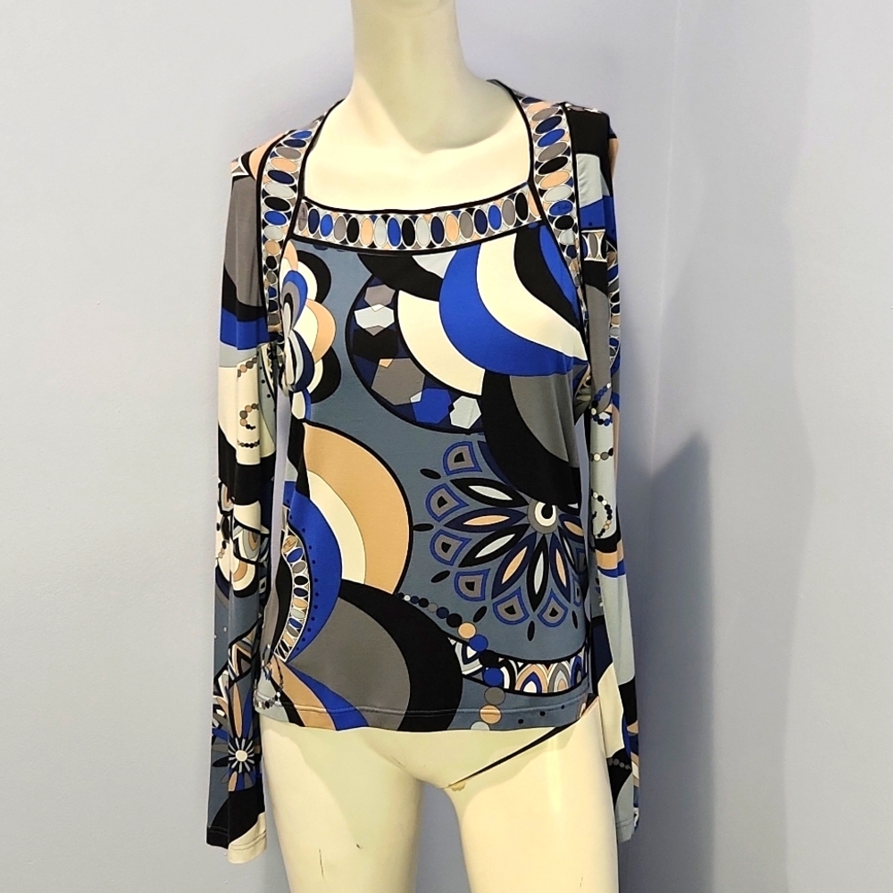 Emilio Pucci Long Sleeve Top
